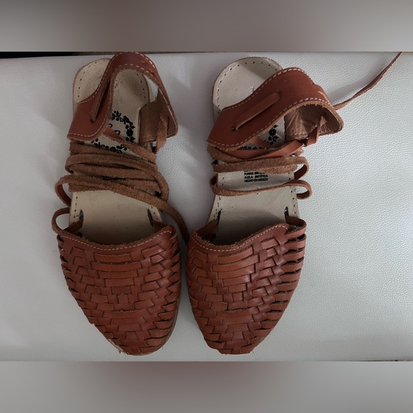 Made in Mexico, Women Huarache Platform Sandals!! - Picture 3 of 5